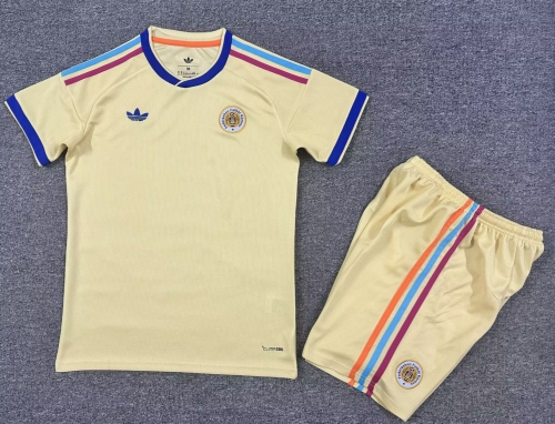 Kids 2026/27 Curaçao Away Yellow Kids/Youth Soccer Uniform-1040