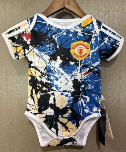 (Size 9-12) 2026/27 Jointed Version Manited United Color Baby Soccer Uniform-308