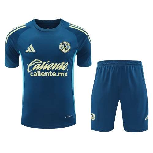 2025/26 Club América Lake Blue Thailand Soccer Training Uniform-418