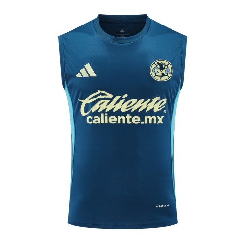 2025/26 Club América Lake Blue Thailand Soccer Training Vest-418
