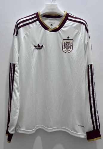 2026/27 Spain Away White LS Thailand Soccer Jersey AAA-410