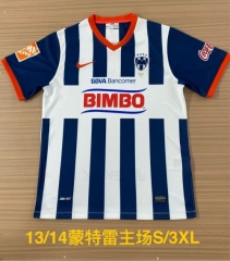 13/14 Retro Version Monterrey Home Blue & White Thailand Soccer Jersey AAA-2041