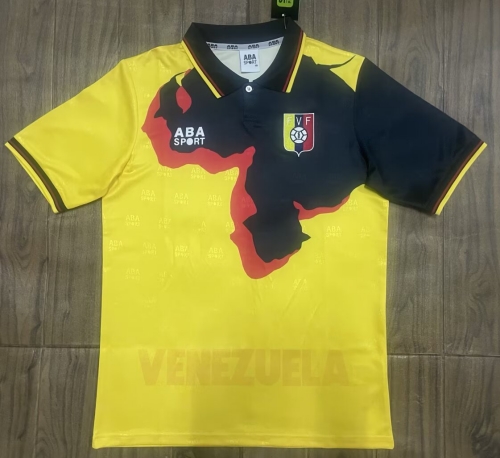 1998 Retro Version Venezuela Away Yellow Thailand Soccer Jersey AAA-2041/601