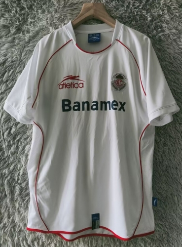 05/06 Retro Version Toluca FC Away White Thailand Soccer Jersey AAA-8387