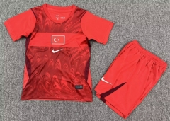 Kids 2026/27 Turkey Home Red Kids/Youth Soccer Uniform-1040/JY
