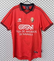 98/99 Retro Version CA Osasuna Home Red Thailand Soccer Jersey AAA-503