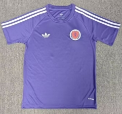 2025/26 Scotland Purple Soccer T-Shirts-BL