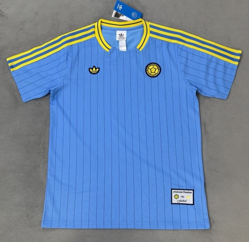 2026/27 Retro Colombia Blue Thailand Soccer Jersey AAA-510