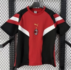 2026 AC Milan Red Thickened Casual T-Shirts-47