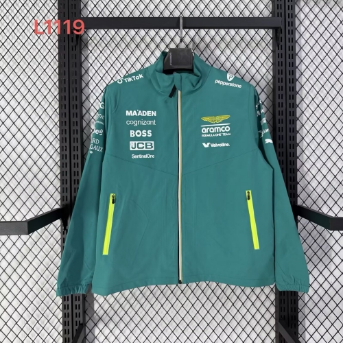 (Size S-3XL) 2026 Aston Martin Green Formula One Jacket Racing Top-47