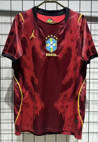 2026/27 Brazil Red Thailand Soccer Jersey AAA-36