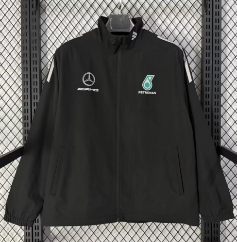 (Size S-3XL) 2026  Benz Black Formula One Jacket Racing Top-47