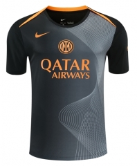 2025/26 Inter Milan Black & Gray Thailand Soccer Training Jerseys-418