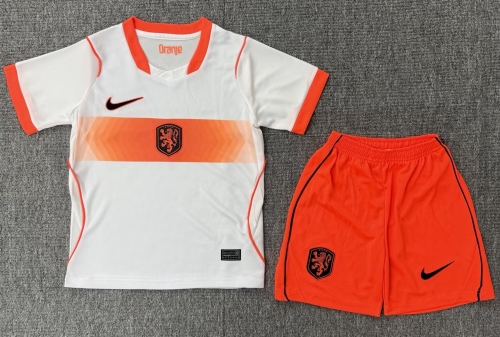 Kids 2026/27 Netherlands Away White Kids/Youth Soccer Uniform-530/123/522