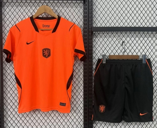 Kids 2026/27 Netherlands Home Orange Kids/Youth Soccer Uniform-BL/522/812