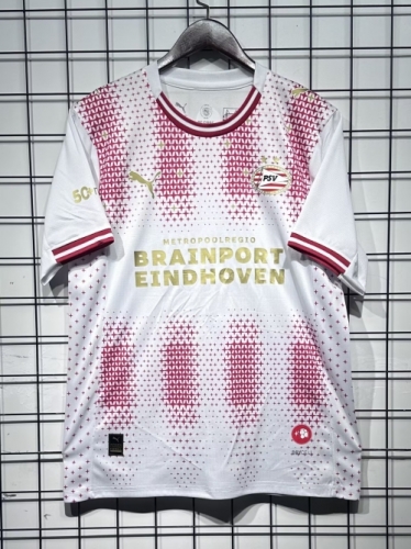 2026/27 Commemorative Version PSV Eindhoven Pink & White Soccer Jersey AAA-23