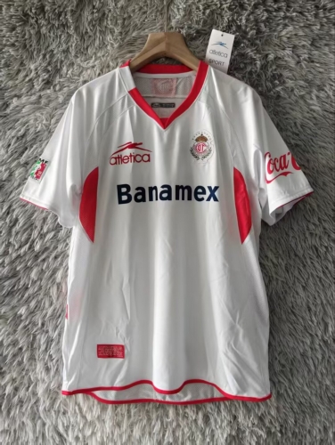 08/09 Retro Version Toluca FC Away White Thailand Soccer Jersey AAA-2178