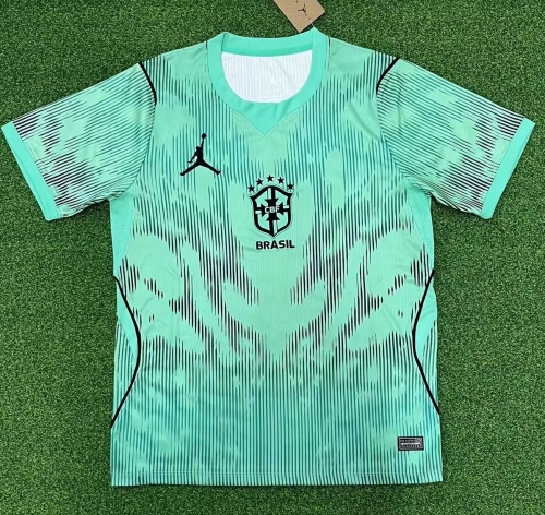 2026/27 Brazil Goalkeeper Green Soccer Thailand Jersey AAA-07/1116/320