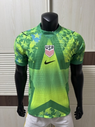 Player Version 2026/27 USA Goalkeeper Green Thailand Soccer Jersey AAA-308