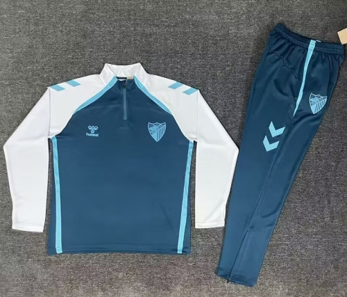 2026/27 Málaga CF Lake Blue Soccer Tracksuit Uniform-522