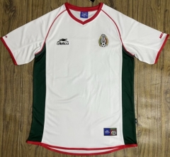 98 Retro Version Mexico White Thailand Soccer Jersey AAA-601