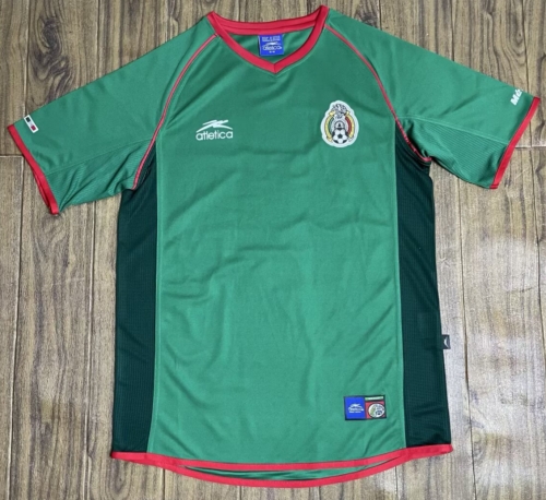 98 Retro Version Mexico Green Thailand Soccer Jersey AAA-601