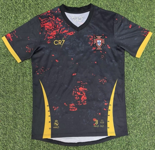 2026/27 #CR7 Special Version Portugal Black Thailand Soccer Jersey AAA-416