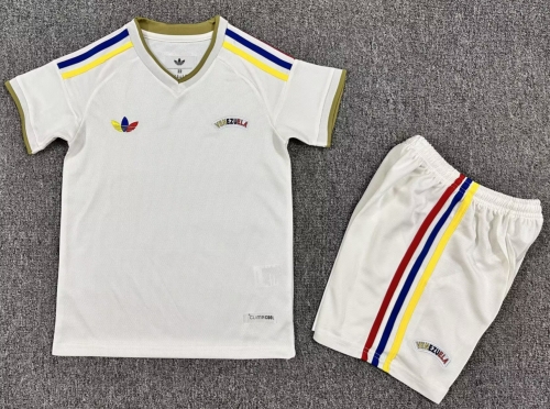 Kids 2026/27 Venezuela Away White Kids/Youth Soccer Uniform-1040/208