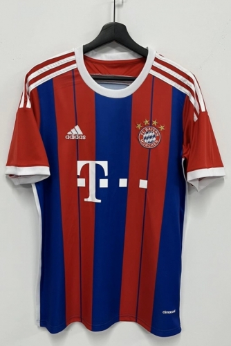 14/15 Retro Version Bayern München Home Red & Blue Thailand Soccer Jersey AAA-301