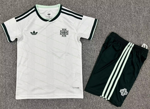 Kids 2026/27 Northern Ireland Away White Kids/Youth Soccer Uniform-1040