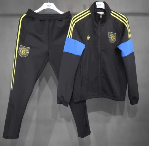 2026/27 #7793 Manchester United Black Thailand Soccer Jacket Uniform-703