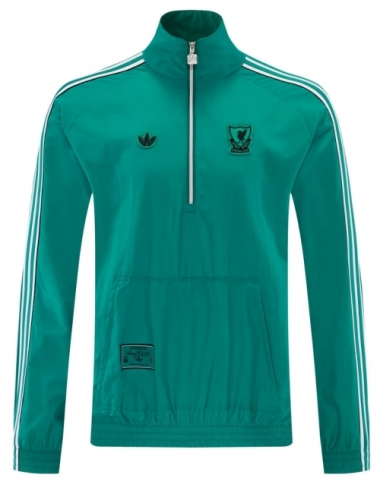 2026/27 Liverpool Green Windbreaker Hoodies Top-LH