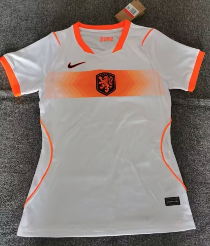 2026/27 Netherlands Away White Female Thailand Soccer Jersey AAA-319/715