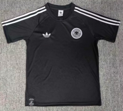 2026 Retro Germany Black Soccer T-Shirts-BL