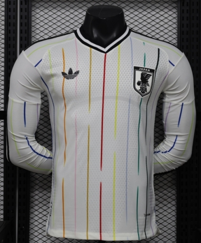 Player Version 2026/27 Japan Away White LS Thailand Soccer Jersey AAA-888