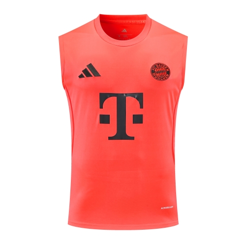2025/26 Bayern München Rose Red Thailand Soccer Training Vest-418