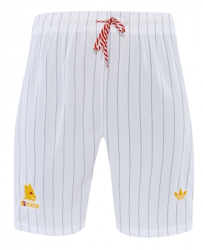 2025/26 Roma White Thailand Training Soccer Shorts-418