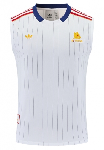 2025/26 AS Roma White Thailand Soccer Training Vest-418