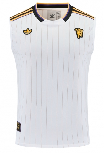 2025/26 Manchester United White Thailand Soccer Training Vest-418