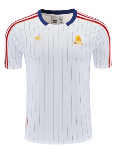 2025/26 AS Roma White Thailand Soccer Training Jerseys-418