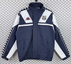 (Size S-2XL) 15/16 Retro Version Barcelona Royal Blue Windbreaker Hoodies Top-503
