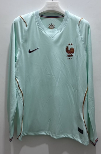 2026/27 France Away Light Green LS Thailand Soccer Jersey AAA-07