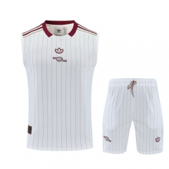 2025/26 Arsenal White Thailand Soccer Training Vest Set-418