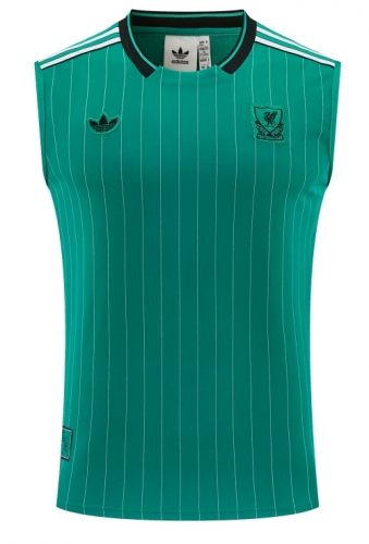 2025/26 Liverpool Green Thailand Soccer Training Vest-418