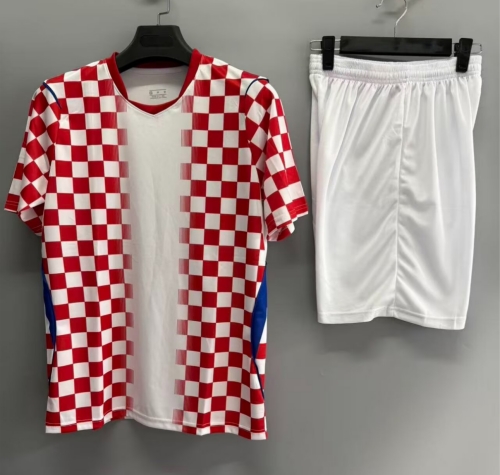 Customize 2026/27 Croatia Home Red & White Soccer Uniform-DN
