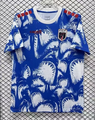 2026/27 Cape Verde Blue & White Thailand Training Soccer Jersey AAA-317