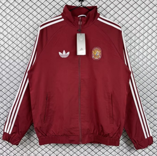 2026/27 Spain Red Windbreaker Hoodies Top-503