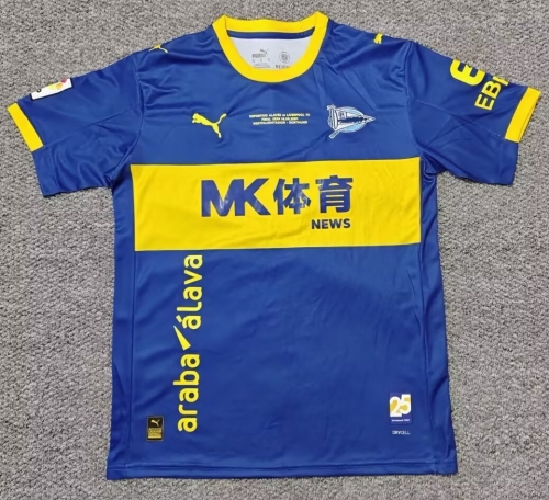 2025/26 Retro Deportivo Alavés Blue Thailand Soccer Jersey AAA-301