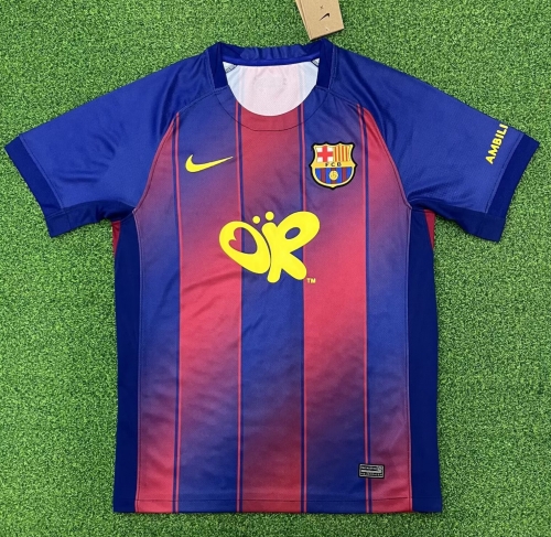 Jointed Version 2025/26 Barcelona Red & Blue Thailand Soccer Jerseys AAA-705/312/320