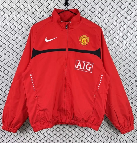 2026/27 Manchester United Red Windbreaker Hoodies-47